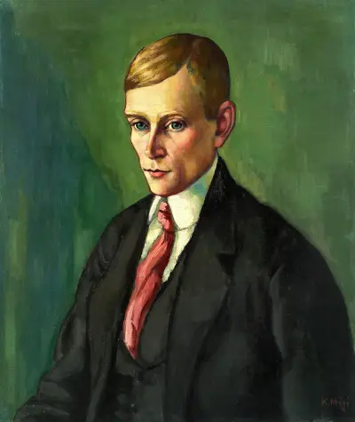 Portrait of a Man, Konrad Mägi