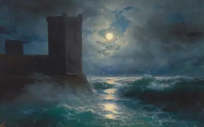 Janovské věže u Černého moře, Ivan Konstantinovich Aivazovsky