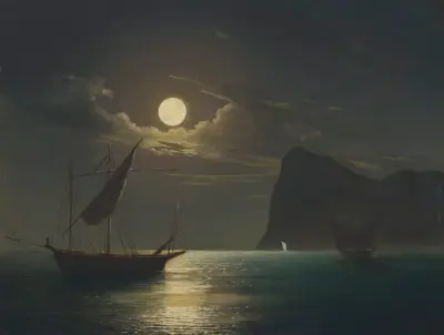 Mondschein – Nr. 1 von Ivan Konstantinovich Aivazovsky