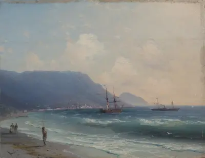Seascape – nr 1 av Ivan Konstantinovich Aivazovsky
