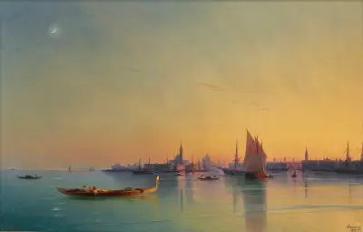 Venedig bei Sonnenuntergang von Ivan Konstantinovich Aivazovsky