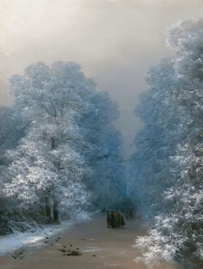 Winter Landscape av Ivan Konstantinovich Aivazovsky