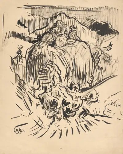 Carting Grain av Arnold Peter Weisz-Kubínčan