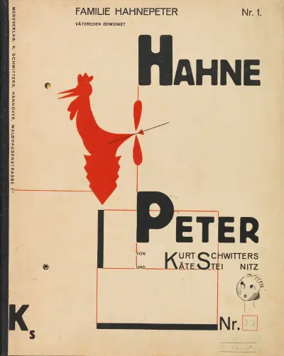 Hahne Peter, 1924 – Nr. 1 von Kurt Schwitters