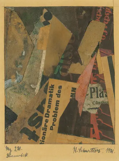 Mz 221. Dramatik von Kurt Schwitters
