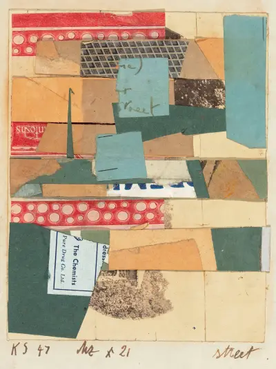 Mz x 21 Street von Kurt Schwitters