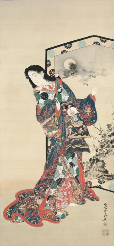 Hell Courtesan, Kawanabe Kyōsai