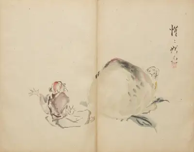 The Peach Boy, Kawanabe Kyōsai