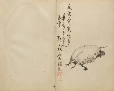 Tortoise, Kawanabe Kyōsai