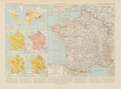 France. Administration av Paul Vidal de La Blache
