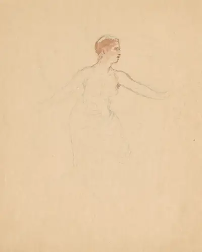 Female Torso av John La Farge