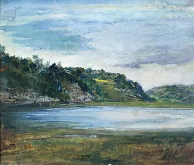 Paradise Rocks – Studie bei Paradise, Newport, Rhode Island von John La Farge