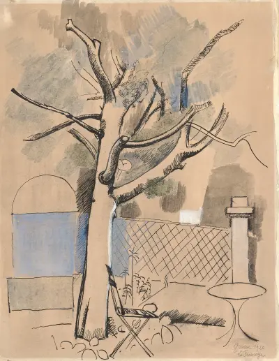 La terrasse de Grasse av Roger de La Fresnaye