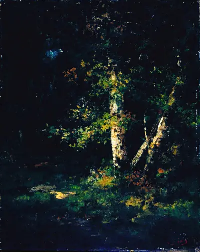 Forest Scene av Narcisse-Virgile Diaz de La Peña