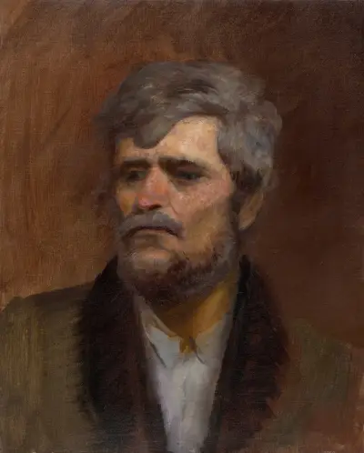 Studium głowy mężczyzny, Ladislav Mednyánszky