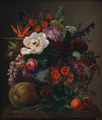 Flowers In A Vase av Johan Laurentz Jensen