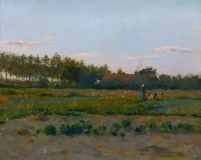 Pole u Coquelicots, Henri Le Sidaner