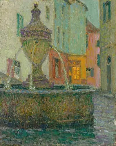 Fontána, Saint-Paul de Vence, Henri Le Sidaner