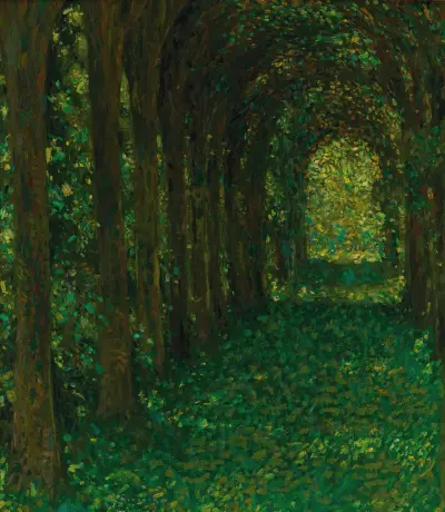 Zelená alej, Henri Le Sidaner