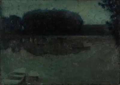 Modrá řeka, Montreuil-Bellay, Henri Le Sidaner