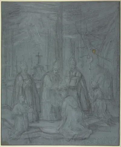 Svěcení biskupa, Eustache Le Sueur