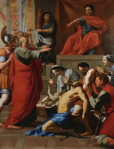 Svatý Pavel vymítá posedlého muže, Eustache Le Sueur