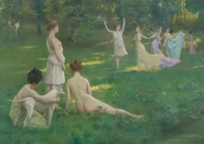 Les Chasseuresses, Julius Leblanc Stewart