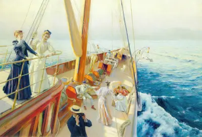 Yachting the Mediterranean, Julius Leblanc Stewart