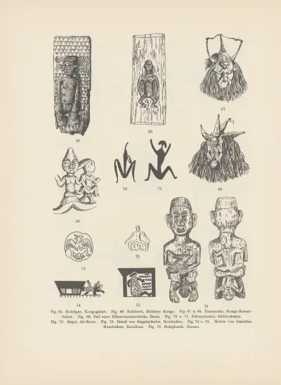 Ekade Ektab die Felsbilder Fezzans Pl.06 von Leo Frobenius