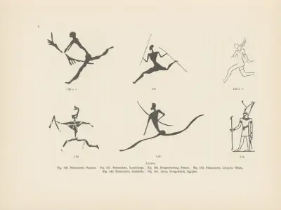 Ekade Ektab die Felsbilder Fezzans Pl.11 von Leo Frobenius