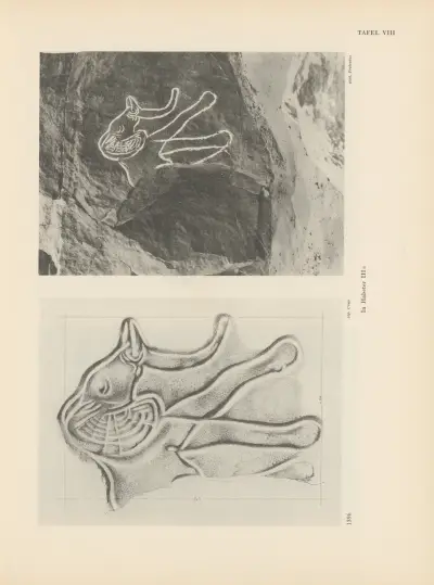 Ekade Ektab die Felsbilder Fezzans Pl.14 von Leo Frobenius