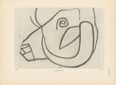 Ekade Ektab die Felsbilder Fezzans Pl.43 von Leo Frobenius