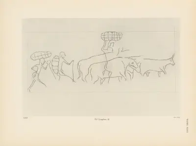 Ekade Ektab die Felsbilder Fezzans Pl.44 von Leo Frobenius