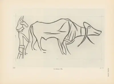 Ekade Ektab die Felsbilder Fezzans Pl.54 von Leo Frobenius