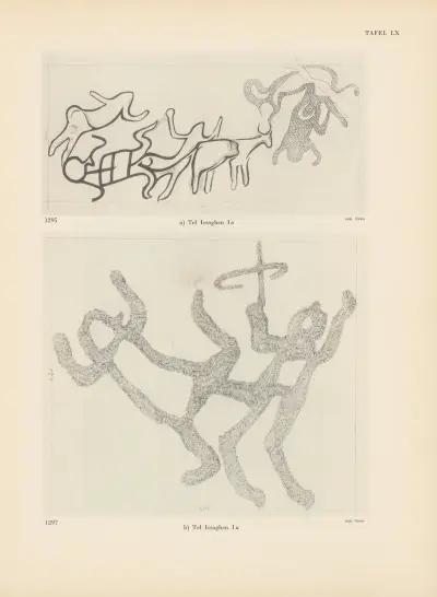 Ekade Ektab die Felsbilder Fezzans Pl.56 von Leo Frobenius