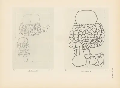 Ekade Ektab die Felsbilder Fezzans Pl.67 von Leo Frobenius