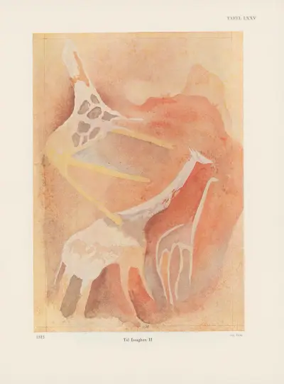 Ekade Ektab die Felsbilder Fezzans Pl.69 von Leo Frobenius
