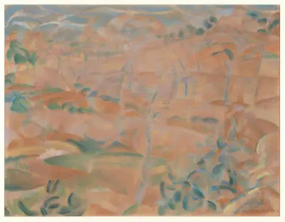 Landschap op Mallorca av Leo Gestel
