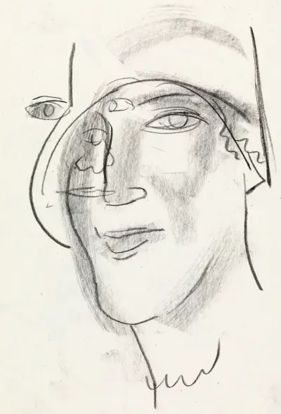 Ženská hlava, Leo Gestel