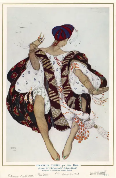 Syrischer Tänzer von Léon Bakst