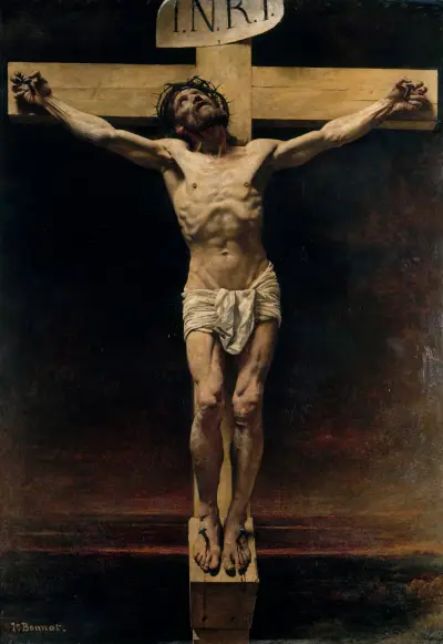 Kristus na kříži, Léon Bonnat