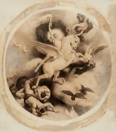 Le Triomphe de l’art – nr 2 av Léon Bonnat