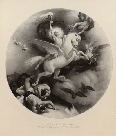 Le Triomphe de l’art. – nr 1 av Léon Bonnat