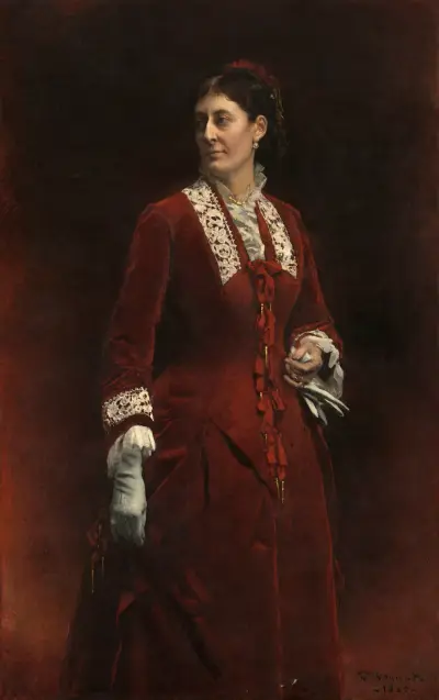 Portrait de Madame Georges Erhler av Léon Bonnat