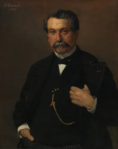 Portrét muže, Léon Bonnat