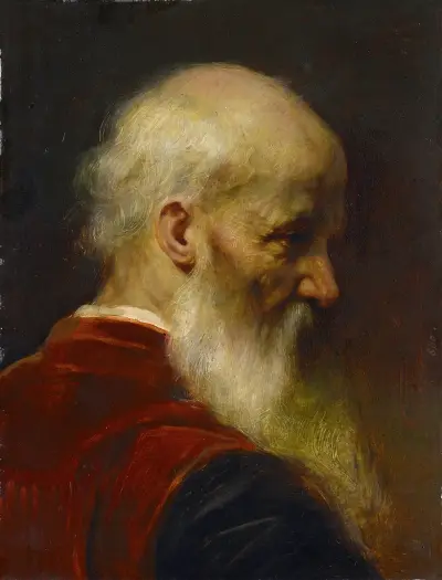 Bildnis eines alten Mannes von Jean-Léon Gérôme