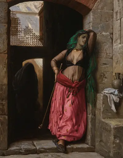 Mädchen aus Kairo von Jean-Léon Gérôme