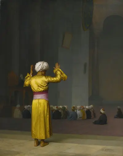 Gebet in der Moschee von Jean-Léon Gérôme