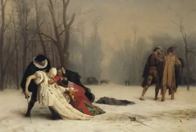 Das Duell nach dem Maskenball von Jean-Léon Gérôme