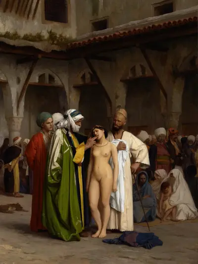 Der Sklavenmarkt von Jean-Léon Gérôme